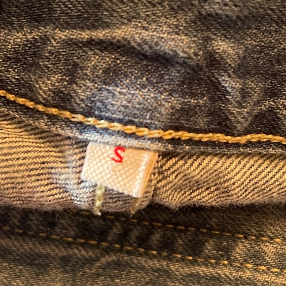 Levi's Classic Blue Women's Crisscross Overalls Size Small Heritage - Picture 8 of 10